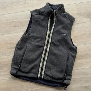 Abercrombie & Fitch Vintage 90's Men's Large Grey & Navy Reversible Vest Gorp